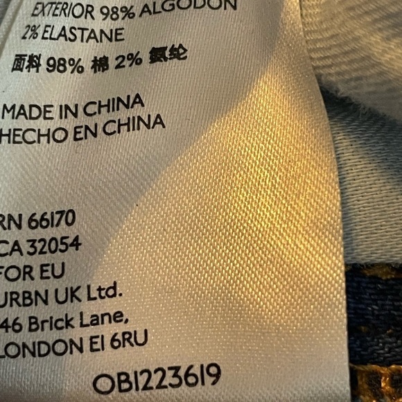 Pilcro jeans mid-rise slim boyfriend side stripe 26 - Picture 9 of 9